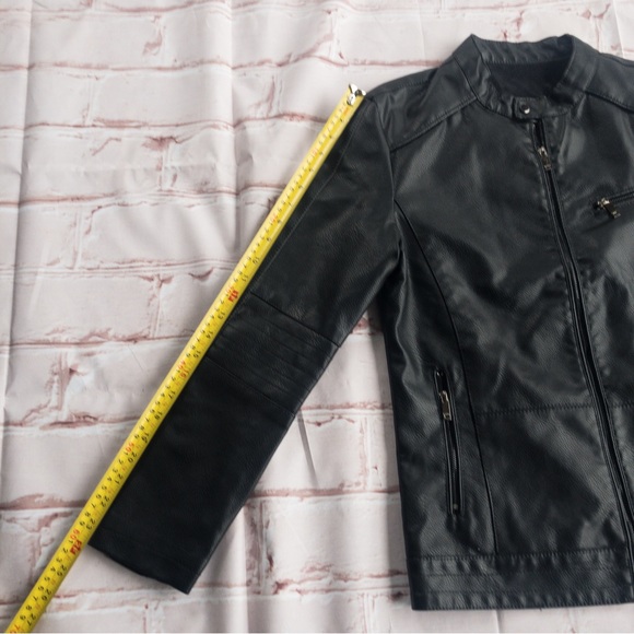 MOTO JACKET - B.S. Style Unisex Faux Leather - Picture 12 of 14
